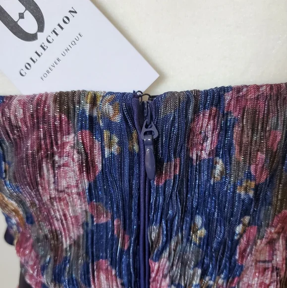 Forever Unique Glistening to Floral Dreams Midi Dress - Picture 6 of 13